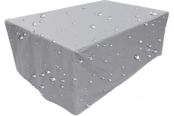 Fundas de Muebles de jardín,varios tamaños Funda para Muebles de Jardín Exterior Rectangular Cuadrado,3000D Oxford Impermeable,Anti-UV,Resitente al Polvo,para Sofa de Jardin,al Aire Libre,Patio