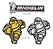Produktbild MICHELIN Aufnäher Aufbügler Patch 3 Stück Reifen F1 LKW Truck Michelin-Männchen TURBOVERSAND