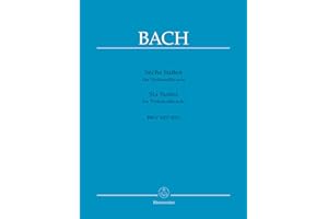 JOHANN SEBASTIAN BACH Sechs Suiten BWV 1007-1012 für Violoncello solo - Ausgabe in der Bärenreiter Edition - Hrsg. August Wenzinger (Noten)