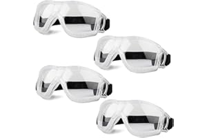 MOVNUOCA Schutzbrille Kinder für Nerf Spielen Stoßfest Gläser Beschlagfrei Verstellbarer Riemen Passform für 5-12 Jahre