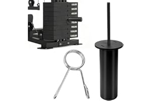 Huucozn Pasador de Pila de Pesas para Gym, Pin de Pila de Pesas, Extensor de Pasador de Gimnasio para Discos de Pesas, Pin Gimnasio Añadir Pesos, Pins de Peso para Gimnasios y Entrenamiento en Casa