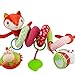 Produktbild Activity-Spirale Sleeping Forest Stoff-Spirale zum Greifen und Fühlen für Bett Babyplüschspielzeug Kinderwagenkette (AS zeigen)