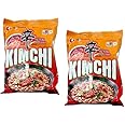 Nongshim Shin Ramyun Kimchi Instant Noodles 120Gm*2Pack,Non Vegetarian (Imported)
