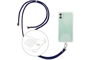 Supercase24 Handykette Umhänge Trage Kette für Doro 8080 Handyhülle Tasche Kordel Band Schnur Umhängen Umhängeband Lanyard, blau