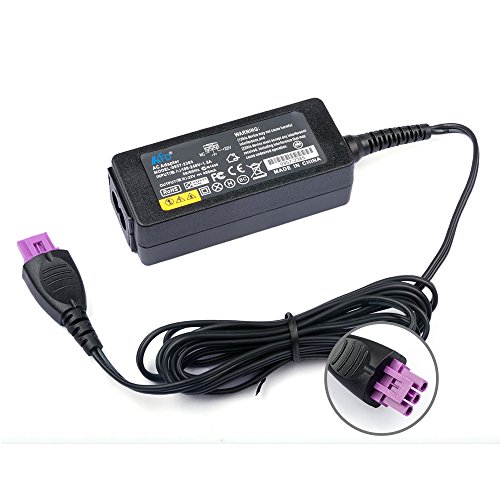KFD 22V 455mA Drucker Netzteil Ladegerät für HP Deskjet 2540 1518 1010 1510(nicht PSC 1510) 1512 2541 2542 2543 2544 2620 HP Officejet 2620 0957-2403 0957-2385 Printer Portable Charger Power Supply inkl. Stromkabel - 4