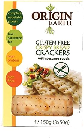 Origin Earth | Gluten Free Crackers Sesame | 2 x 150g