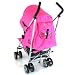 ZETA VOOOM - PINK + FREE Rain Cover Baby Stroller with Large Shade Maker sun canopy ideal for holidays