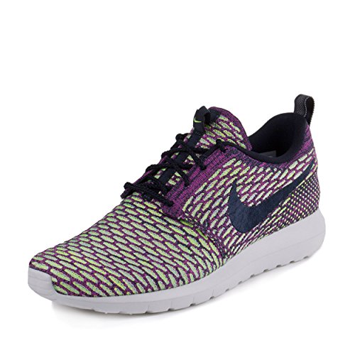 Preisvergleich Produktbild NIKE ROSHE RUN FLYKNIT - 677243400 - grau lila neon(42)