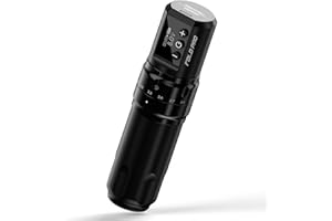 EXTREME TATTOO Dragonhawk Fold Pro Wireless Tattoo Machine Pen Battery Tattoo Pen Rotary Pen Machine with Battery Adjust Stroke Length 2.4 to 4.2mm (WQP-032)