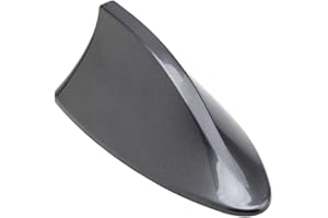 Kelay Car Shark Fin Aerial Blank Radio Antenna FM Radio Signal with Adhesive ABS Varnish - Gray