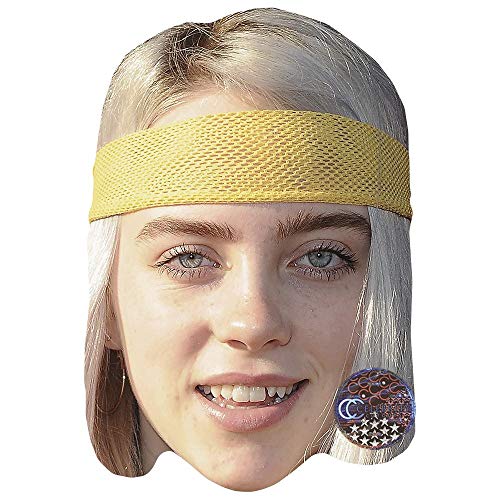 Preisvergleich Produktbild Celebrity Cutouts Billie Eilish (Headband) Maske aus Karton