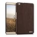 Produktbild kwmobile Hardcase Tablet Hülle für Huawei MediaPad X2 7.0 mit Kunstleder-Bezug – Backcover Case Schutzhülle Cover in Dunkelbraun