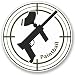 Produktbild 2 x Paintball Vinyl Aufkleber Aufkleber Laptop Reise Gepäck Auto Ipad Schild Fun # 4760 - 10cm/100mm Wide