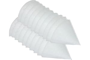 CREATE BEAUTY0 20 Filtres coniques Dn125 - Filtres G4 Pour Vannes de Ventilation Zehnder, Helios, Maico, Pluggit, Filtres coniques pour Systèmes de Ventilation Dans Les Salles de Bains Ou Les Toilettes D'Hôtes.