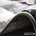 Rug VIMODA Modern Design Abstract Check Mixed Colour Purple Grey Black - Very Easy to Clean - violet, 160 cm x 230 cm