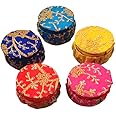 Betterminds Silk Return Gifts For Women Storage Box(Pack Of 4), Cosmetic Case, Wedding Gift Anniversary Housewarming Corporate Gifts, Baby Shower Return Gifts,Multicolor
