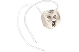 LOVIVER Portalampada in Ceramica G12 Portalampada 4a 1000v