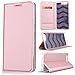 Produktbild SMART LEGEND Lederhülle für Huawei P10 Plus Ledertasche Hülle Rosegold Schutzhülle Premium PU Leder Flip Case Protective Cover Innere Transparent Weiche Silikon Bookcase Handy Tasche Schale mit Magnet und Karteneinschub Standfunktion Etui