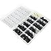 Produktbild Boruit Befestigungsclips Auto Befestigung Clips Türverkleidung Universal Klammern Stoßstangen Befestigung Clips 350 Stücke Set Schwarz