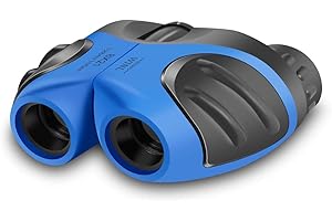 JRD&BS WINL BIBOYELF Jumelles pour Enfants Cadeau d'anniversaire À Garçon Adolescent,Jouets 3-12 Ans Fille,Bleu