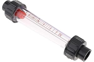 COLCOLO Wasser Flüssigkeitsmessrohr Rotameter Durchflussmesser 100L / H