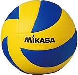 Diámetro 15 cm Mikasa MVA 1.5 - Pelota de mini voleibol , Amarillo y azul, 15 cm