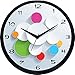 Cartoonpur Round Large Designer Decorative 3D Wall Clock - Non Ticking & Silent 11-Inch Wall Clock for Home / Bedroom / Living Room / Kitchen RS.699.00
