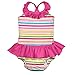 Produktbild i play. 712153-205-45 Schwimmwindel- Badeanzug mit Rüschen 18-24 Monate, Multistripe, pink