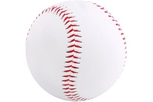 Demarkt Baseball Trainingsball Softbälle Weicher Ball für Baseball Schläger Weiß