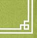 Produktbild Caspari Entertaining 20-Pack Rive Gauche Cocktail Napkins, Moss Green by Caspari Inc.