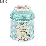 Diseño único, peso ligero pero duradero. Estas latas están selladas, pero no almacenan líquidos.