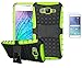 Produktbild ISENPENK Samsung Galaxy J7(2016)/J710F/J7(2016) Duos Stand Case mit Panzerglas Schutzfolie,TPU+PC Ultra Slim Silikon Tough Rugged Dual-Layer Hardcase with Built-in Kickstand Thin Schutzhüllen,Wasserdicht Shockproof Anti Slip Protection Hülle Tasche für Samsung Galaxy J7(2016)/J710F/J7(2016) Duos 5.5Zoll-[grün]+Panzerglas/Schutzfolie/Displayschutzfolie
