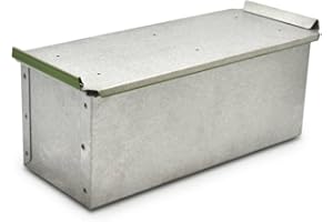 Erre4M Bacinella per Pan carrŽ Antiaderente da 40x15x15(h.) cm in lamiera alluminata Professionale