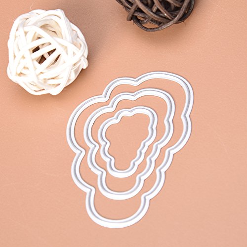 Blue Vessel 3pcs Scrapbooking DIY Wolke Schneidvorlagen Papierkarten Dekor Schneiden Schablone - 8