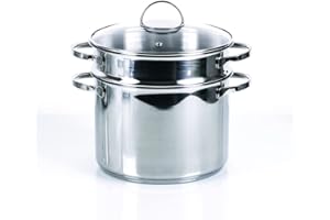 Moneta Allegro Pastaiola 22cm in Acciaio Inox per tutti i Fuochi 5,9 Litri