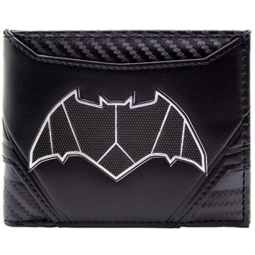 Preisvergleich Produktbild DC Batman Carbon Anzug Stil Schwarz Portemonnaie Geldbörse