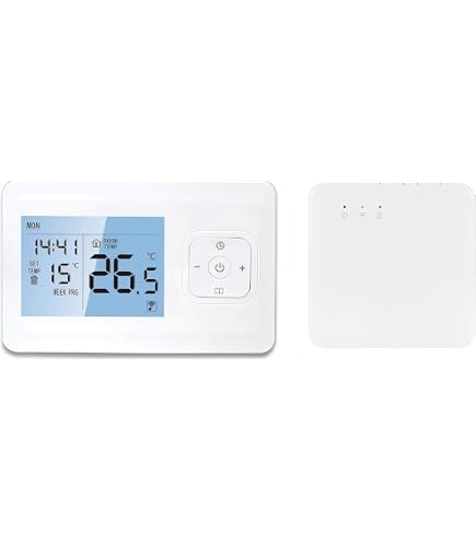 Termostato Intelligente Wireless R11 Per Caldaia – Programmabile Settimanale, Grande Display, Controllo Da App