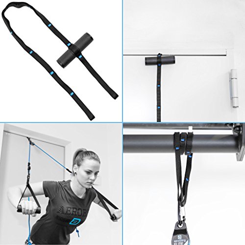 aeroSling ELITE (Modell 2017) – Sling Trainer mit Umlenkrolle, Türanker, Online-DVD, Poster - 5