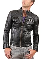Trendtales Herren Lederjacke Lammleder, ...
