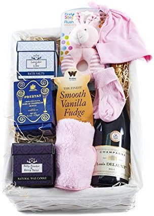 Wickers Mother & Baby Hamper Premium - GIRL | Wickers Gift Baskets
