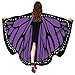 Produktbild Fenverk GroßE SchmetterlingsflüGel Damen Schmetterling KostüM Erwachsene FlüGel Poncho ZubehöR FüR Show Daily Party Fasching Weicher Gewebe Schal Nymphen Pixie Cosplay Zusatz(N,168 * 135CM)