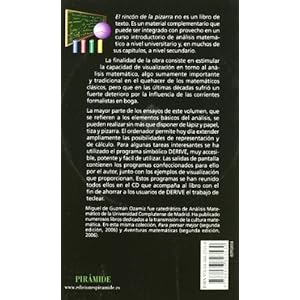 El rincón de la pizarra: Ensayos de visualización en análisis matemático. Elementos básicos del análisis (Ciencia Hoy)