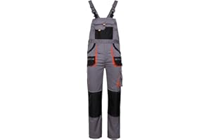 Stenso Des-Emerton - Mens Slim Fit Work Bib and Brace Dungarees Overalls
