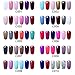 CLAVUZ Gel Nail Polish Sets 6pcs UV Led Soak Off Nail Lacquer Kits