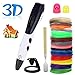 Produktbild 3D Stifte für Kinder,PullPritt 3D Stift Set mit LCD Display für Erwachsene, Bastler zu kritzeleien, basteln, malen und 3D drücken