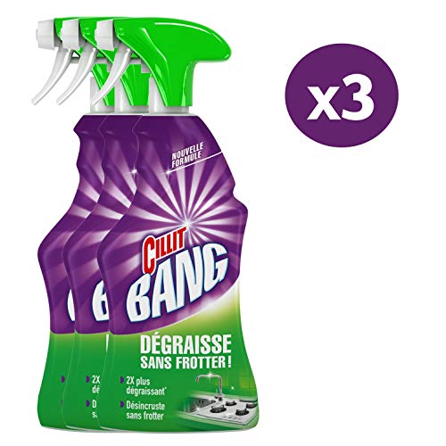 Cillit Bang Dégraissant Surpuissant Spray 750 ml - Lot de 3