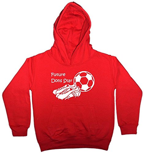 Hat-Trick Designs Aberdeen Football Baby/Kids/Childrens Hoodie Sweatshirt-5-6Yrs-Red-Future Star-Unisex Gift