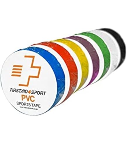 Nastro Elettrico Le Mark PVC Rosa - 33 Metri X 19mm - Per Sport Calcio Rugby Hockey - Foto 3