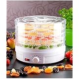 Rosenstein & Söhne Dörrapparat: Dörrautomat DH-25 mit 5 Dörr-Einsätzen (Trockenautomat)