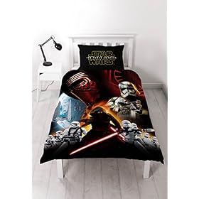 Kids &lsquo;Noir&rsquo; Star Wars : Le Réveil de la Force « Ensemble de housse de couette et taie d&rsquo;oreiller